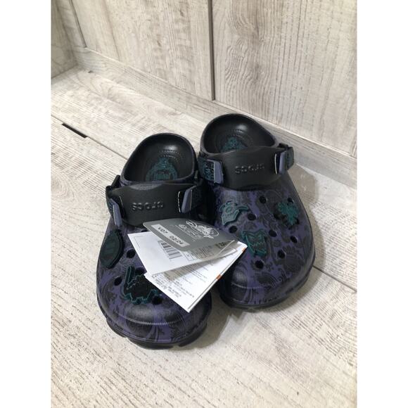2024 Disney The Haunted Mansion Wallpaper Clogs Crocs Men’s 8 Women's 10 New - Picture 6 of 10